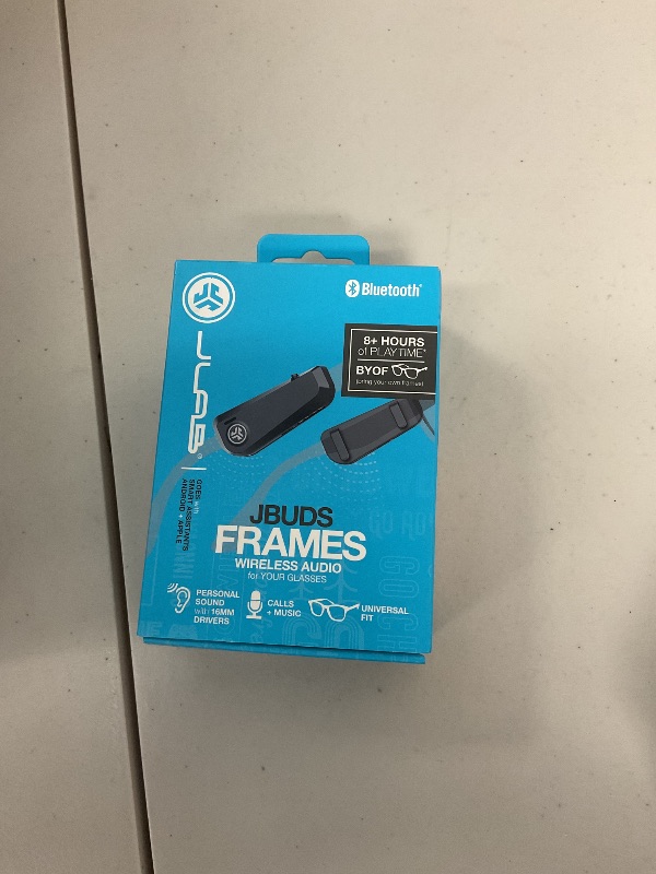 Photo 1 of JLab JBuds Frames Wireless Open-Ear Audio for Your Glasses | 8-hour Bluetooth Playtime