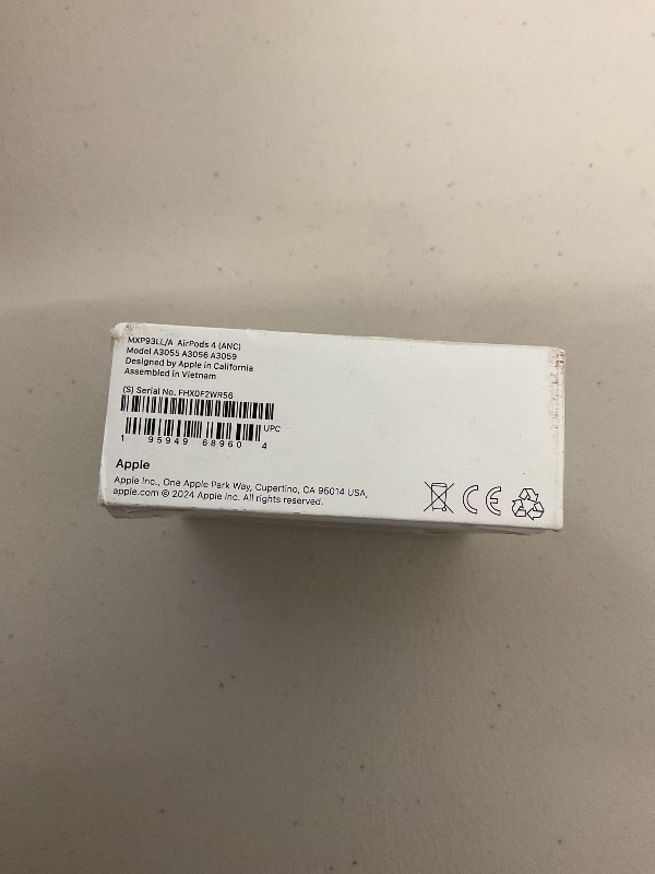 Photo 1 of Apple AirPods 4 Wireless Earbuds, Bluetooth Headphones, with Active Noise Cancellation, Adaptive Audio, Transparency Mode, Personalized Spatial Audio, USB-C Charging Case, Wireless Charging, H2 Chip