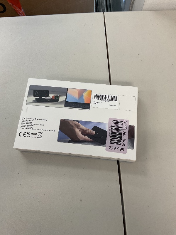 Photo 1 of 3 in 1 Wireless Charging Station for Apple Dvices,15W Fast Magnetic Charger, Foldable Travel Mag-Safe Charger Stand for iPhone 16/15/14/13/12 Pro Max Plus, iWatch S10/Ultra - S2, AirPods 4/Pro/3/2