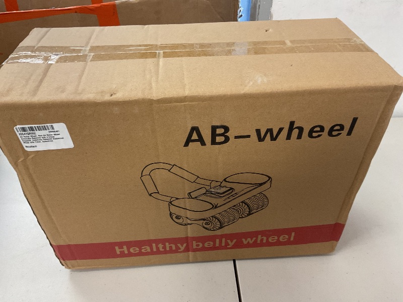 Photo 1 of Ab Roller Wheel, New Ab Roller Wheel Automatic Rebound with 4 Elbow Supports, Automatic Rebound Abdominal Wheel with Timer, Abdominal Exercise Roller, Plank Ab Roller Wheel for Core Trainer (red)