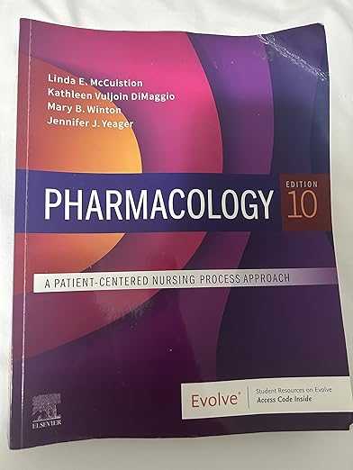 Photo 1 of Pharmacology: A Patient-Centered Nursing Process Approach 10th Edition