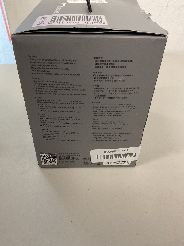 Photo 1 of Thermaltake TOUGHFAN EX12 Pro PC Cooling Fan, Magnetic Connection, Swappable Fan Blade, PWM Controlled 500~2000 RPM, Air Flow 70.8 CFM, 120mm Case/Radiator Fan (3 Pack) CL-F171-PL12BL-A