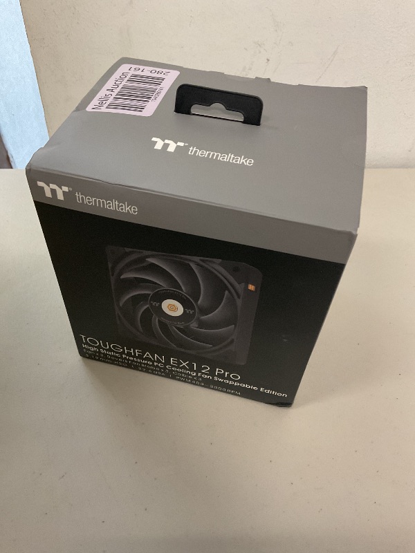 Photo 1 of Thermaltake TOUGHFAN EX12 Pro PC Cooling Fan, Magnetic Connection, Swappable Fan Blade, PWM Controlled 500~2000 RPM, Air Flow 70.8 CFM, 120mm Case/Radiator Fan (3 Pack) CL-F171-PL12BL-A