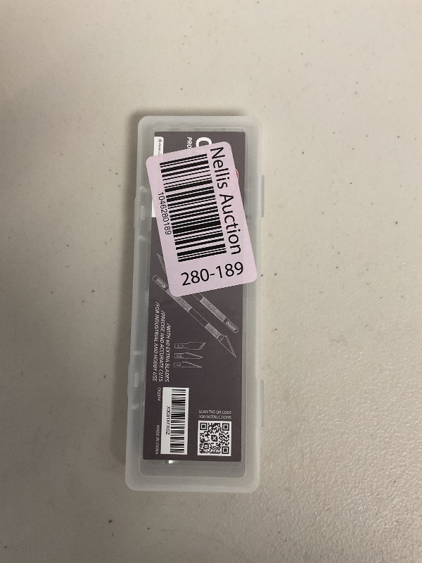 Photo 1 of XFasten Exacto Knife Set - 2 Knives with 60 Blades | Precision Craft Knife for Art, Clay, Mat, Plastic, Paper