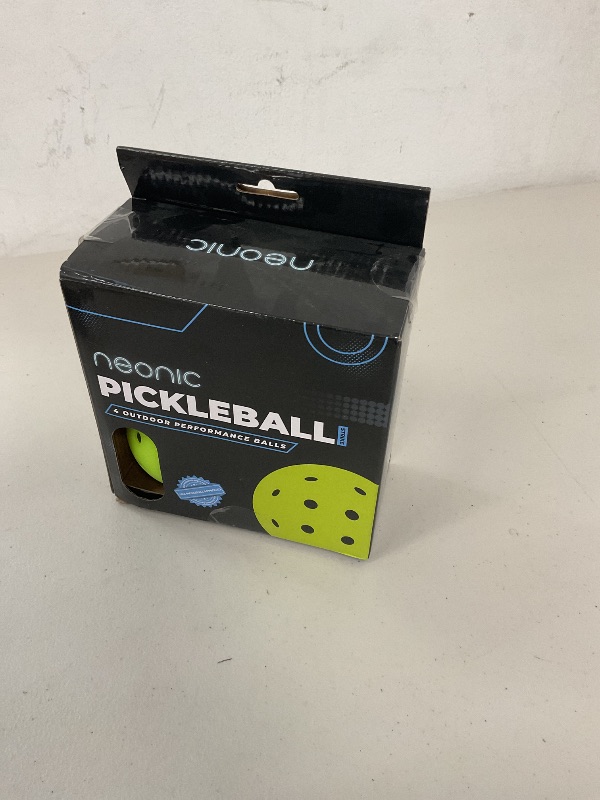 Photo 1 of Neonic Precision Pickleballs, Regulation Size, 40 Drilled Holes, Durable One-Piece Construction