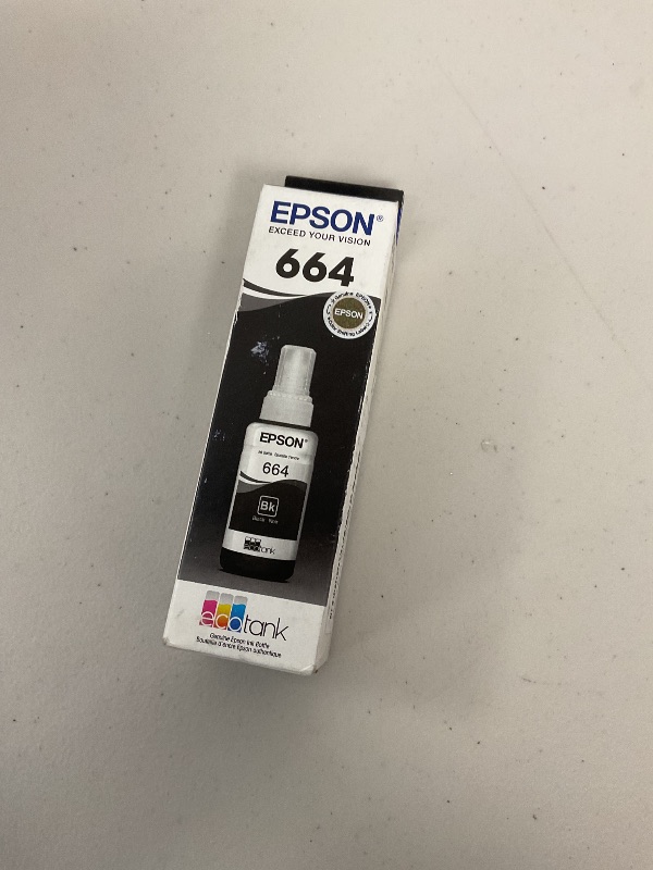 Photo 1 of Epson T664120 EcoTank Black Ink Bottle
