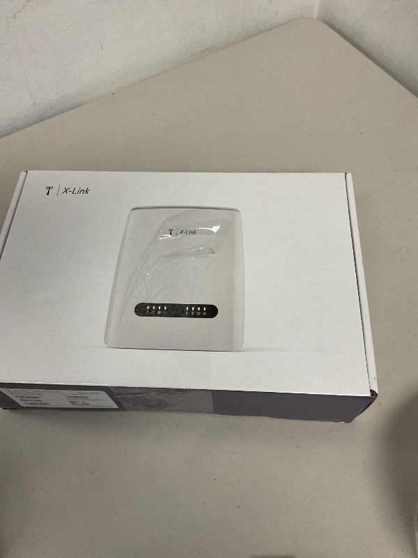 Photo 1 of X-Link AX3000 Dual Band WiFi 6,4G LTE CAT12 Router with Unlocked SIM Card Slot, 3000Mbps Mesh WiFi, Qualcomm SDx12 Chipset(White)