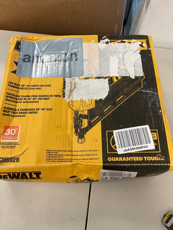 Photo 1 of DEWALT 20V MAX XR Framing Nailer, Dual Speed, Bare Tool Only (DCN692B)
