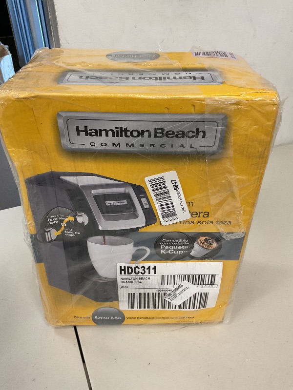 Photo 1 of Hamilton Beach Commercial HDC311 Single-Serve Hospitality Coffee Maker
