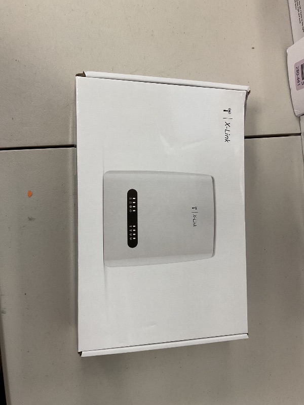 Photo 1 of X-Link AX3000 Dual Band WiFi 6,4G LTE CAT12 Router with Unlocked SIM Card Slot, 3000Mbps Mesh WiFi, Qualcomm SDx12 Chipset(White)