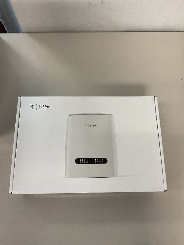 Photo 1 of X-Link AX3000 Dual Band WiFi 6,4G LTE CAT12 Router with Unlocked SIM Card Slot, 3000Mbps Mesh WiFi, Qualcomm SDx12 Chipset(White)