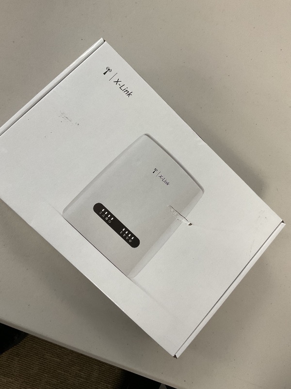 Photo 1 of X-Link AX3000 Dual Band WiFi 6,4G LTE CAT12 Router with Unlocked SIM Card Slot, 3000Mbps Mesh WiFi, Qualcomm SDx12 Chipset(White)