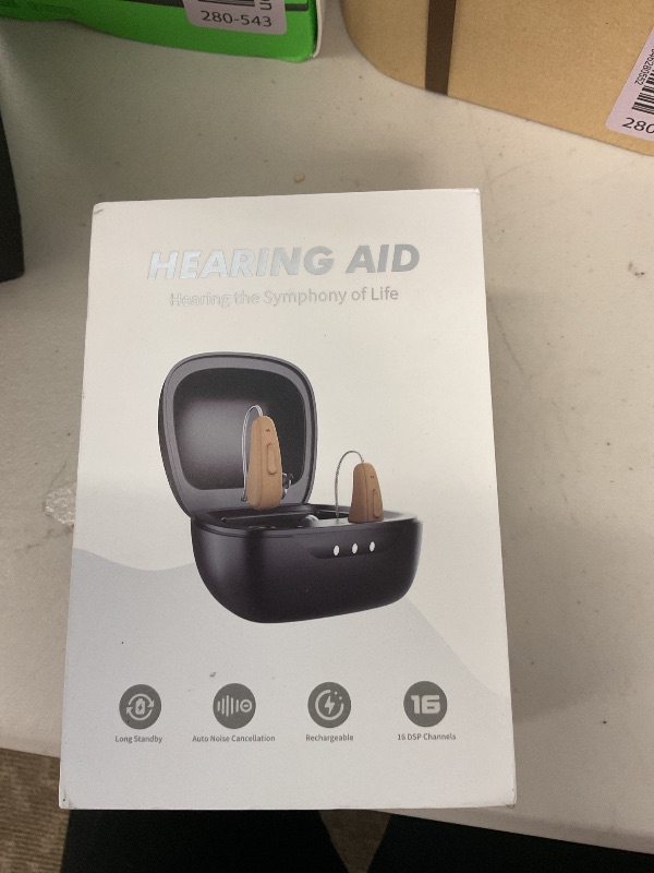 Photo 1 of Hearing Aids for Seniors Rechargeable with Noise Cancelling, Hearing Amplifier with 5 Levels of Volume Adjustmen, Simple to Operate and Hear Clear Sound