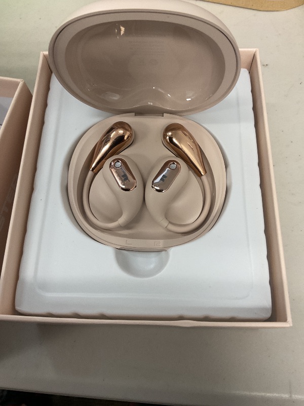 Photo 1 of Monster Open Ear AC210 Headphones, Bluetooth 5.4 Earphones Stereo Sound, Wireless Headphones 30 Hours Playback, Type-C Charging, IPX5 Waterproof Open Ear Earbuds,White