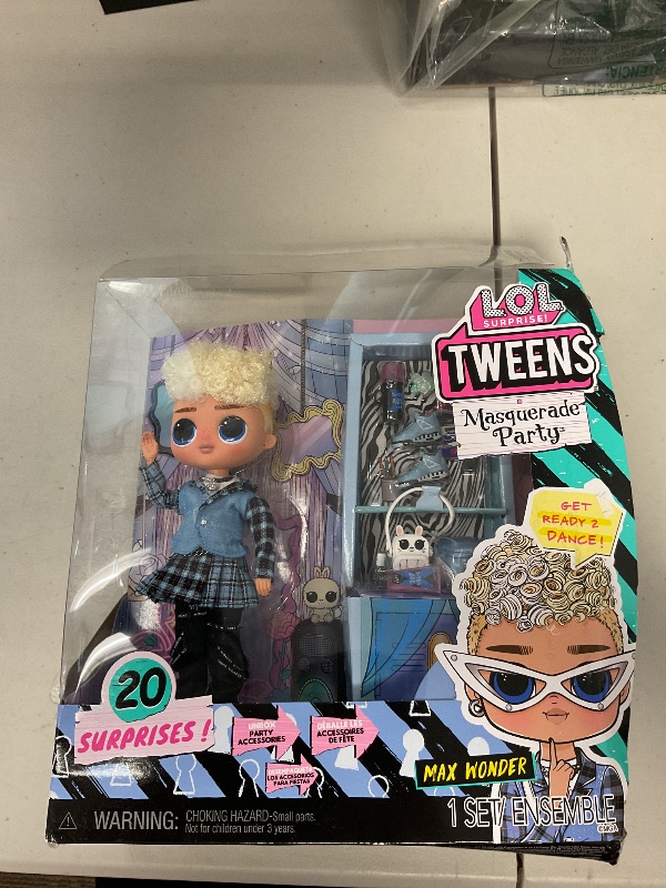 Photo 1 of L.O.L. Surprise! Tweens Masquerade Party Max Wonder Fashion Doll with 20 Surprises Including Accessories & Blue Rebel Outfits, Holiday Toy Playset, Great Gift for Kids Girls Boys Ages 4 5 6+ Years