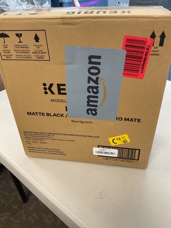 Photo 1 of Keurig K-Mini Single Serve K-Cup Pod Coffee Maker, 6 to 12oz Brew size, with Cord Storage, Perfect for Small Spaces, Black