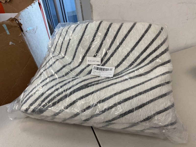 Photo 1 of Ksriylm Sofa Slipcovers Towel Cover Chenille Geometrical Couch Cover for Cushion Couch Furniture Pet Protector Line Style Stylish Throws for Sectional Couch,71"x118",Grey