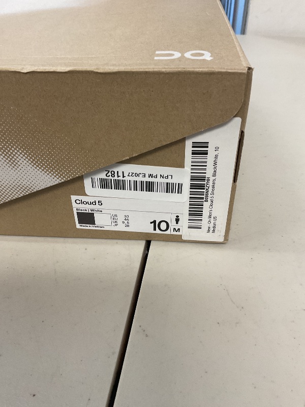 Photo 1 of On Men's Cloud 5 Sneakers, All White, 10