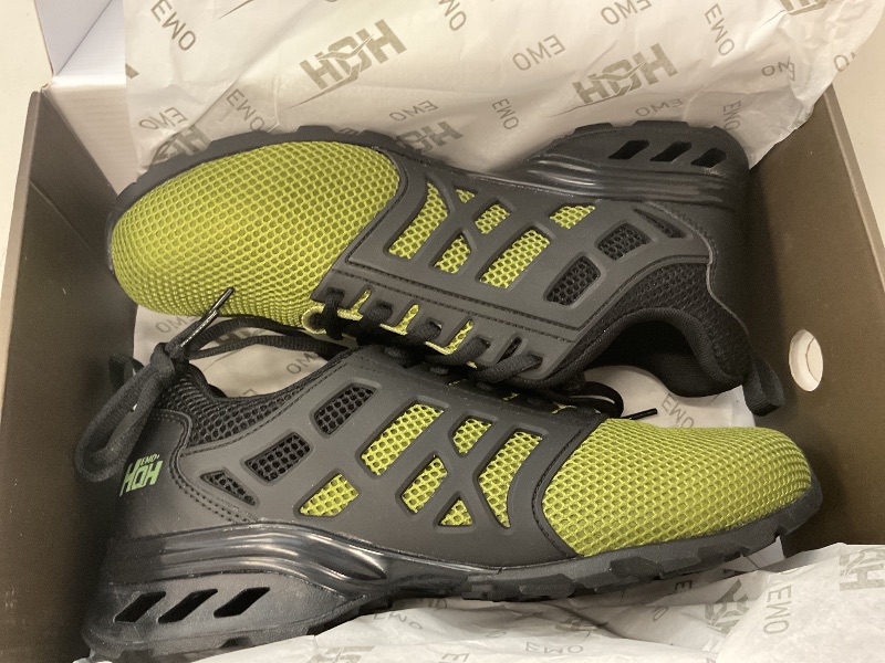 Photo 1 of HQHEMO Mens Athletic Sneakers SNAXE 1.0 Cross Training Gym Shoes Fashion Outdoor Sport Tennis Footwear Blackgreen
