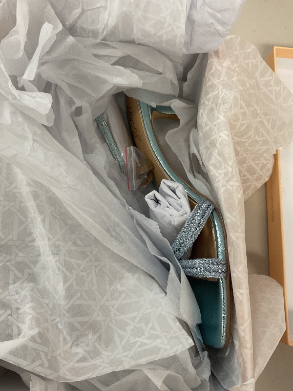 Photo 1 of Jewel Badgley Mischka Hayzel Metallic Kitten Heel Sandal