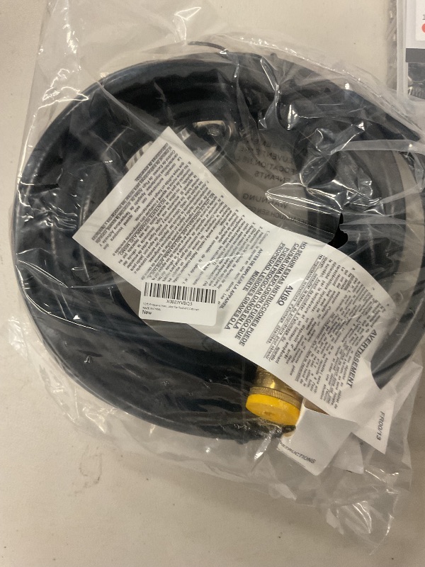 Photo 1 of DOZYANT 12ft Propane Hose Regulator with Tank Gauge Compatible with Propane Gas Big Heater Indoor Outdoor Heater - 3/8 inch Female Quick Connect x QCC1 Propane Tank Connection