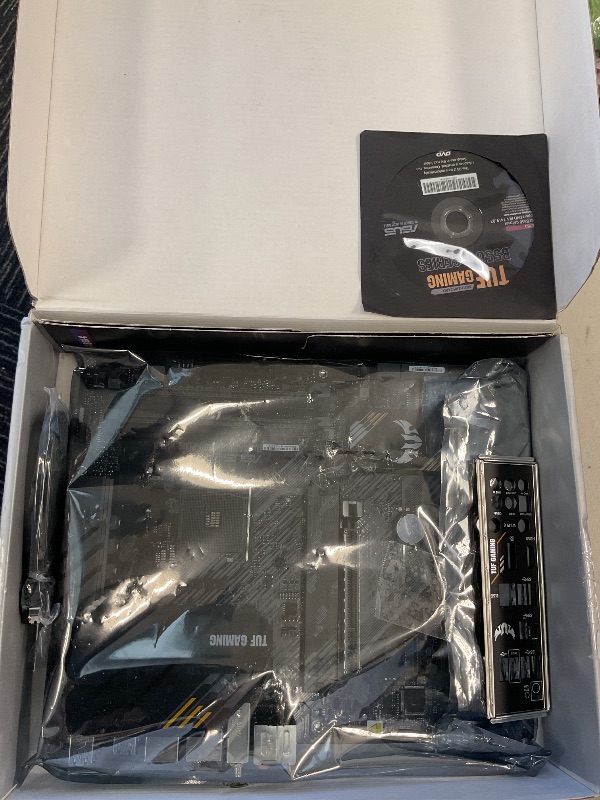 Photo 1 of ASUS TUF Gaming B550-PLUS WiFi II AMD AM4 (3rd Gen Ryzen™) ATX Motherboard (PCIe 4.0, 6, 2.5Gb LAN, BIOS Flashback, USB 3.2 2, Addressable 2 RGB Header and Aura Sync)