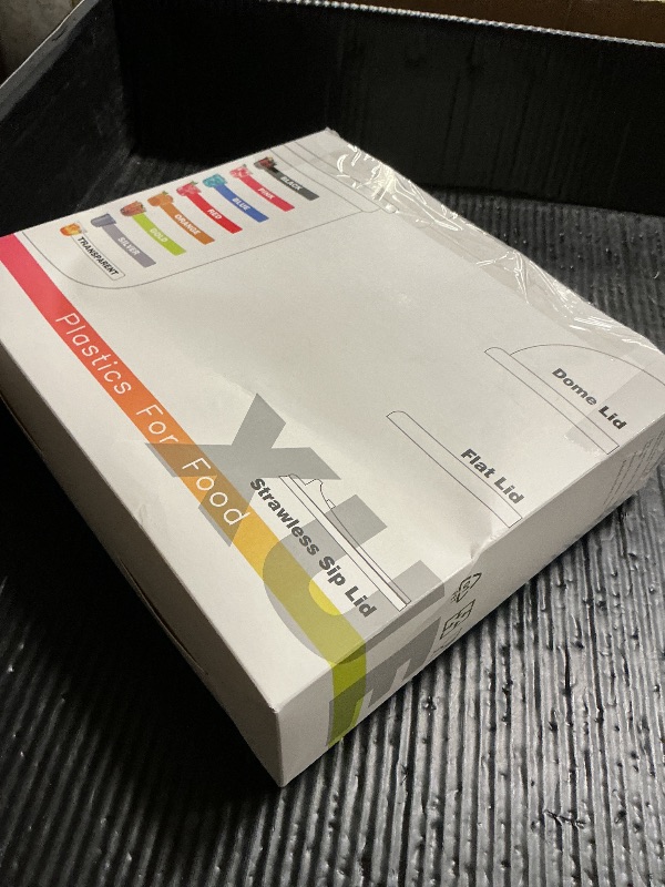 Photo 1 of 12oz Disposable Stemless Glasses With Strawless Sip Lids,PET Disposable Drinking Cups,Clear Plastic Wine Glasses for Parties Birthday,Wedding,Meeting,Christmas Party Supplies. (50, Transparent)