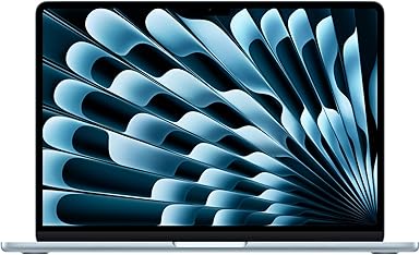 Photo 1 of Apple 2025 MacBook Air 13-inch Laptop with M4 chip: Built for Apple Intelligence, 13.6" Liquid Retina Display, 16GB Unified Memory, 256GB SSD Storage, 12MP Center Stage Camera, Touch ID, Sky Blue