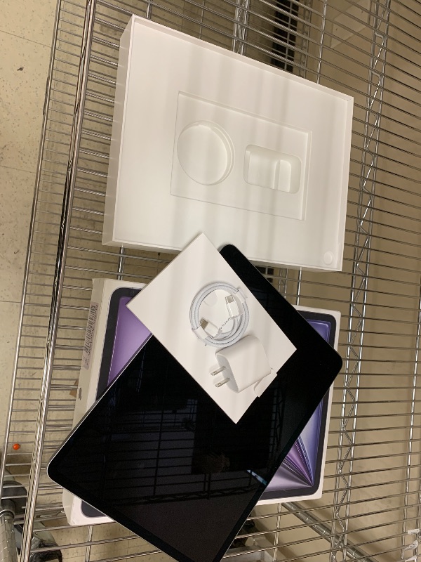 Photo 1 of Apple iPad Air 13-inch with M3 chip Built for Apple Intelligence, Liquid Retina Display, 128GB, 12MP Front/Back Camera, Wi-Fi 6E, Touch ID, All-Day Battery Life — Space Gray
