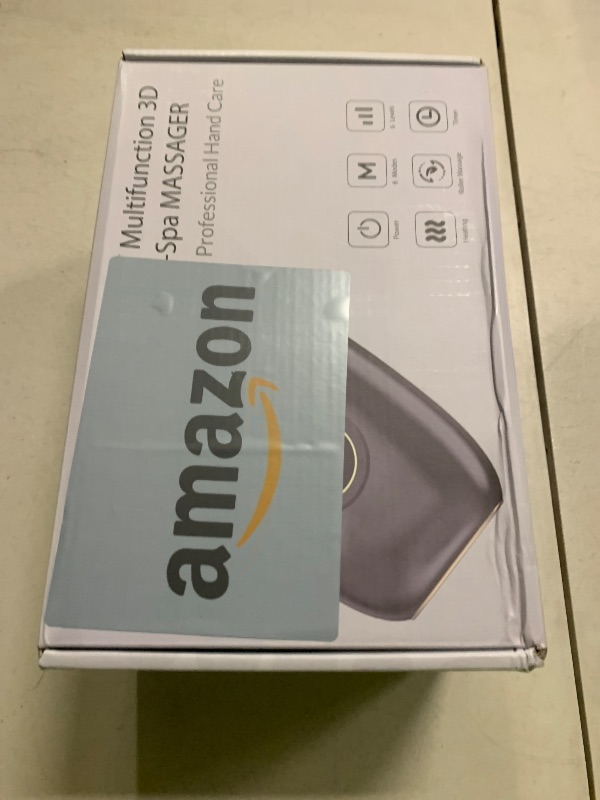 Photo 1 of Ealken Hand Massager with Heat and Compression, Hand Massage for Arthritis and Carpal Tunnel Relief, 6 Levels Pressure Therapy with Wrist Massage Finger Stretching Palm Kneading, Gifts for Women Men