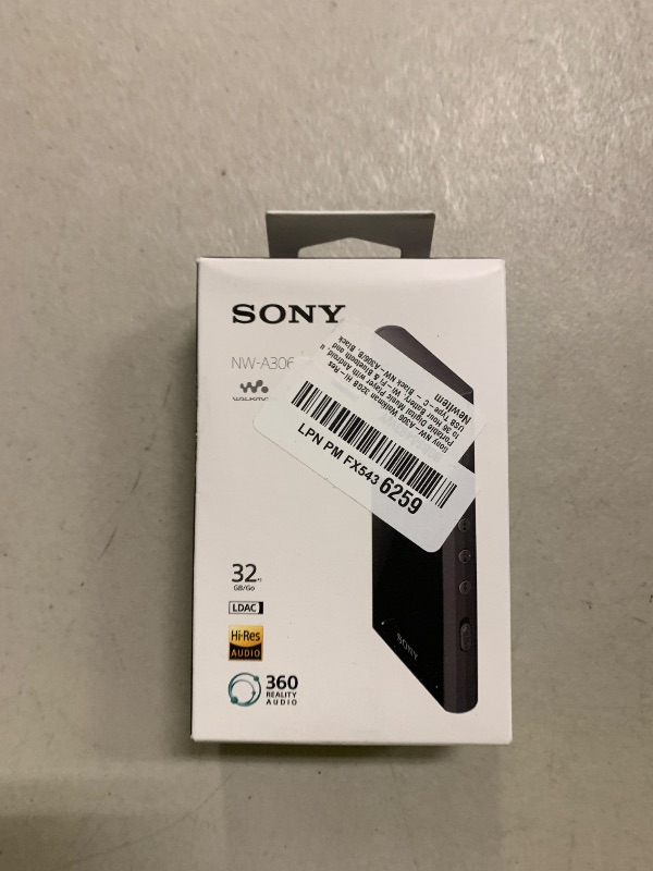 Photo 1 of Sony NW-A306 Walkman 32GB Hi-Res Portable Digital Music Player with Android, up to 36 Hour Battery, Wi-Fi & Bluetooth and USB Type-C – Black NW-A306/B, Black