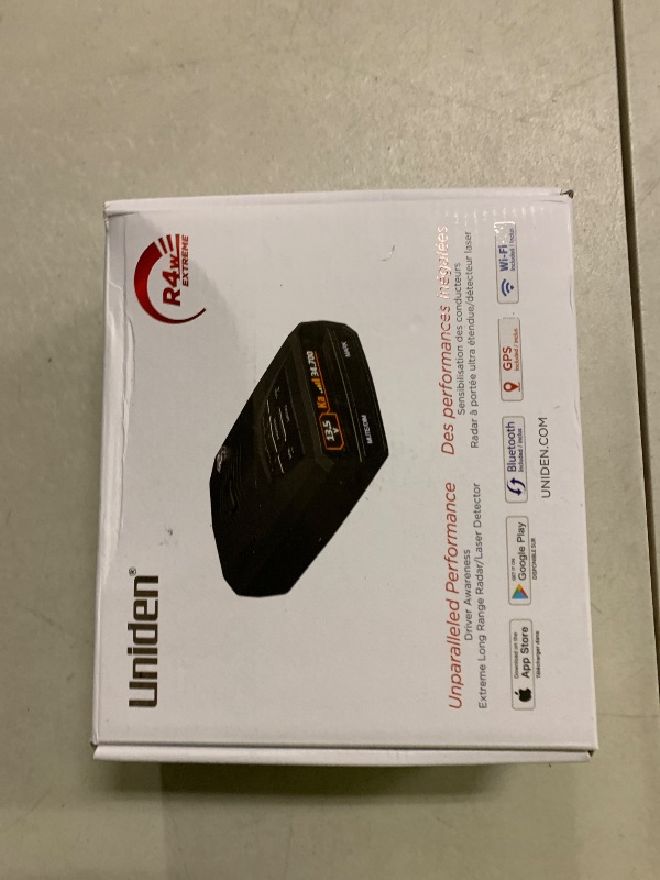 Photo 1 of Uniden R4W (new Model) Extreme Long-Range Laser/Radar Detector, Record Shattering Performance, 360° Awareness, Built-in GPS, Wi-Fi, Bluetooth, Voice Alerts, Red Light & Speed Cameras, R/TACH App