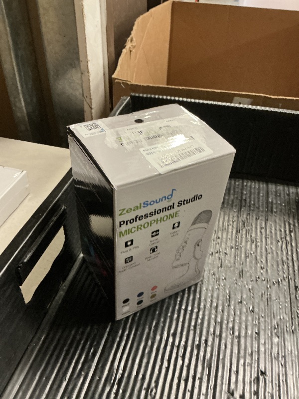 Photo 1 of ZealSound Podcast Microphone for PC, Noise Cancellation USB Mic with Gain, Volume Adjustment & Mute Button, Monitoring & Echo, for YouTube, TikTok, Podcasting, Streaming, iPhone, iPad, Android, Mac