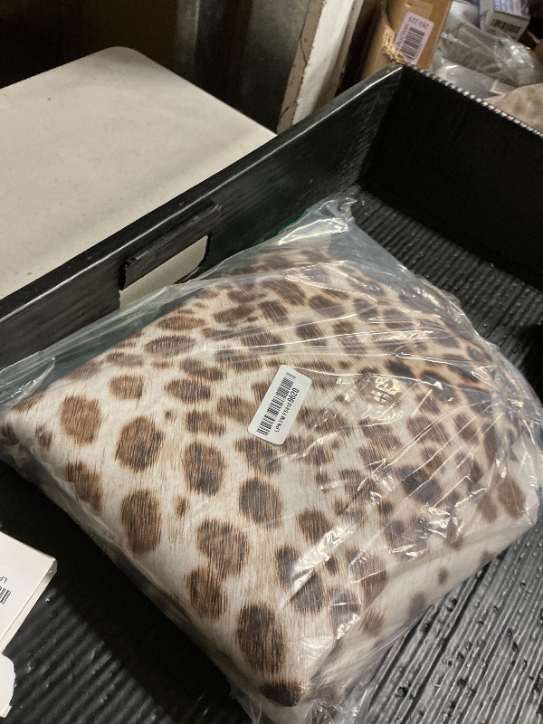 Photo 1 of Leopard Rug Cheetah Print Rug: 4.6 x 5.2 Feet Animal Area Carpet Western Decor for Bedroom Living Room