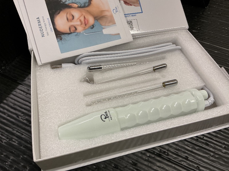 Photo 1 of Pure Daily Care NuDerma Handheld Skin Therapy Wand Machine w/Neon – Anti-Aging - Skin Tightening - Wrinkle Reducing - Dark Circles – Clarifying - Hair & Scalp Stimulator
