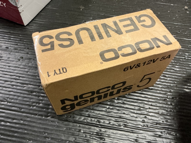 Photo 1 of NOCO GENIUS5: 5A 6V/12V Smart Battery Charger – Automatic Maintainer, Trickle Charger & Desulfator with Overcharge Protection & Temperature Compensation – for Lead-Acid & Lithium Batteries