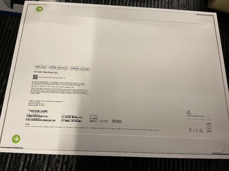 Photo 1 of Apple 2025 MacBook Air 13-inch Laptop with M4 chip: Built for Apple Intelligence, 13.6-inch Liquid Retina Display, 16GB Unified Memory, 256GB SSD Storage, 12MP Center Stage Camera, Touch ID; Silver