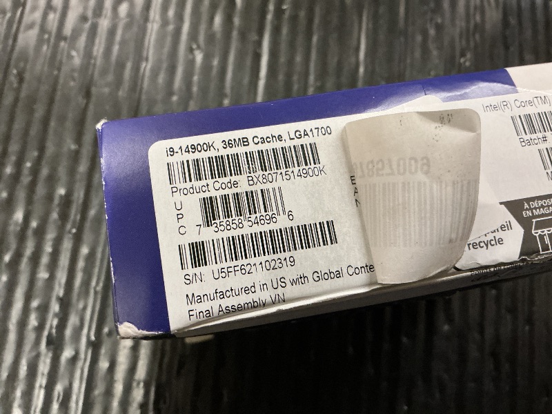 Photo 1 of Intel® Core™ i9-14900K Desktop Processor