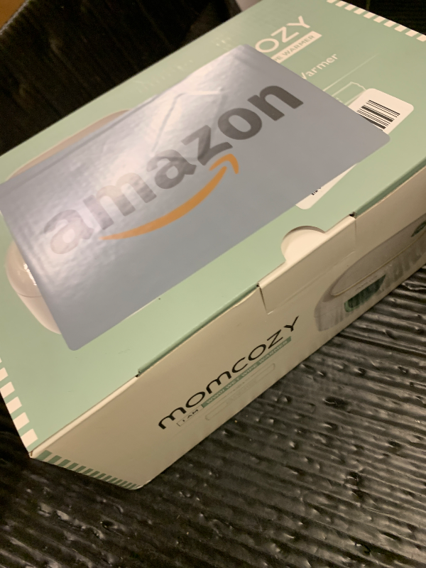 Photo 1 of Momcozy Baby Wipe Warmer, Innovative Spring Design, Large Capacity Wipes Dispenser for 60-80pcs, Fast & Even Heating, 4 Modes of Temperature Heating Control, Diaper Wipe Warmer with Night Light, Grey