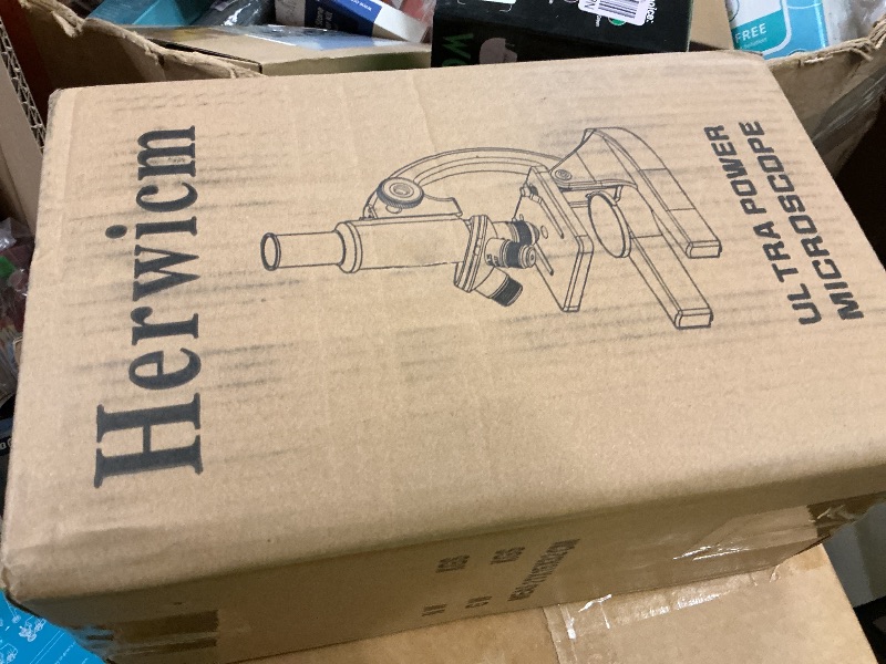 Photo 1 of Microscope for Kids & Adults,40X-2000X Microscope with Phone Adapter & Slides Set,Suitable for Students School Lab and Home Education