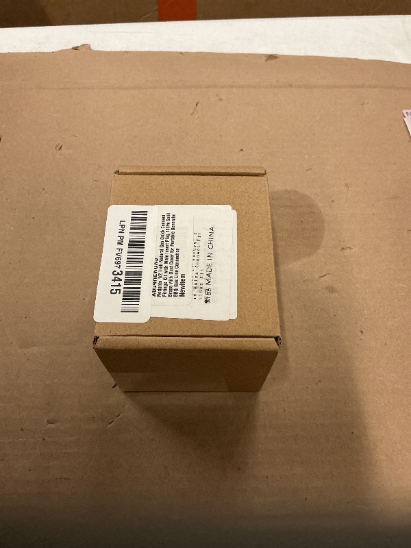 Photo 1 of 1/2 inch Natural Gas Quick Connect Fittings Kit with Male Insert Plug,100% Solid Brass with Dust Cover for Portable Generator or Bbq Gas Line Connection