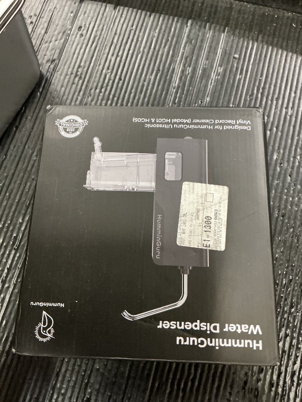 Photo 1 of HumminGuru Automatic Water Dispenser for HG01 & NOVA Ultrasonic Vinyl Record Cleaner Machine with Built-in Water Filtration, 500+ Record Cleaning Cycles per Charge (Water Dispenser + 650ml Water Tank)