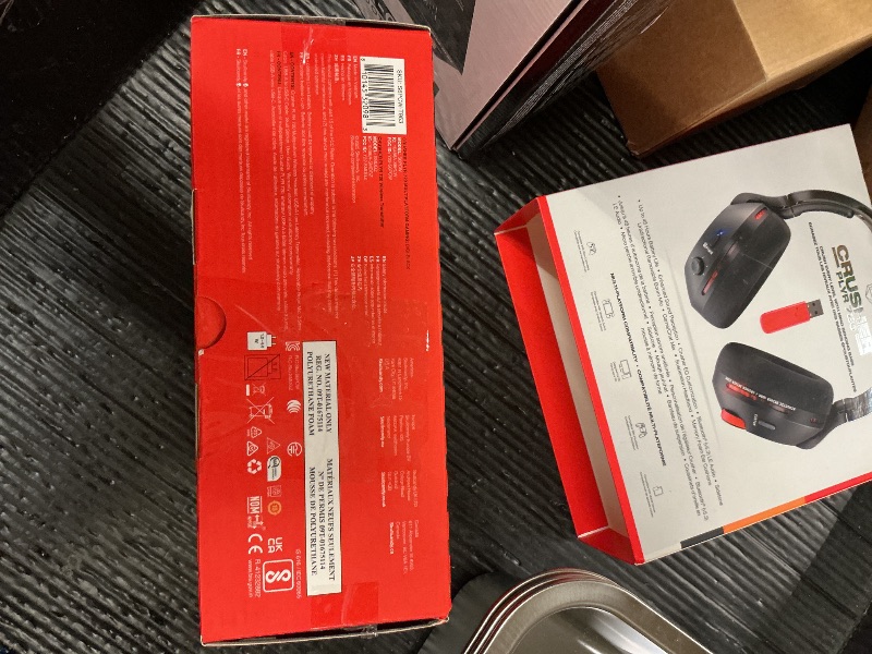 Photo 1 of Skullcandy Crusher PLYR 720 Wireless Gaming Headset, Ultimate Immersion and Comfort, THX Spatial Audio, Multi-Sensory Bass and Platform- Digi-Black, Removable Mic, PC, PlayStation, Nintendo