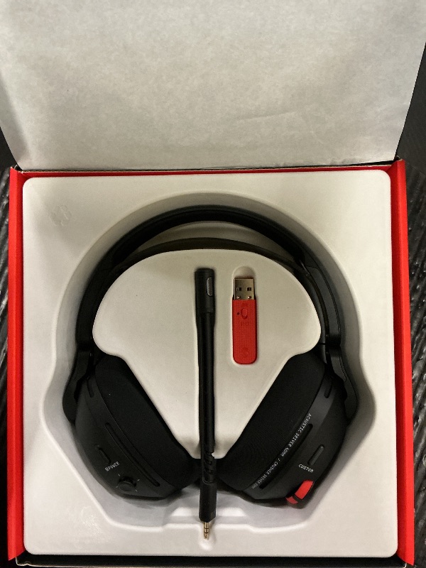 Photo 1 of Skullcandy Crusher PLYR 720 Wireless Gaming Headset, Ultimate Immersion and Comfort, THX Spatial Audio, Multi-Sensory Bass and Platform- Digi-Black, Removable Mic, PC, PlayStation, Nintendo