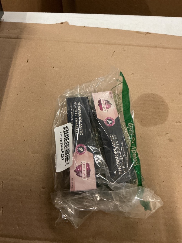 Photo 1 of 2PCS Thermoplastic Denture Adhesive, Extra Strong and Durable Denture-Adhesive, Ultra Max Hold Adhesive, Can Last Up to 4 Days, Suitable for All Ages