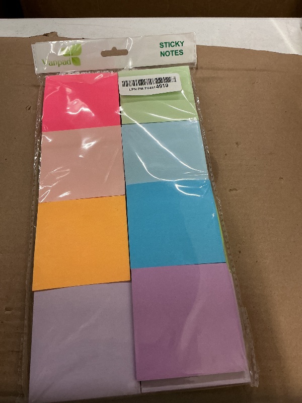 Photo 1 of (24 Pads) Sticky Notes 3x3 Inches,Bright Colors Self-Stick Pads, Easy to Post for Home, Office, Notebook
