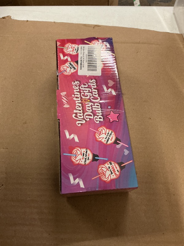 Photo 1 of 36 Pack Neon Valentine's Day Gift Cards with Glow Sticks, Glow in The Dark Party Favors, Glow Stick Bracelets & Necklaces for Kids, Classroom Exchange, School Prizes & Valentine's Party Supplies