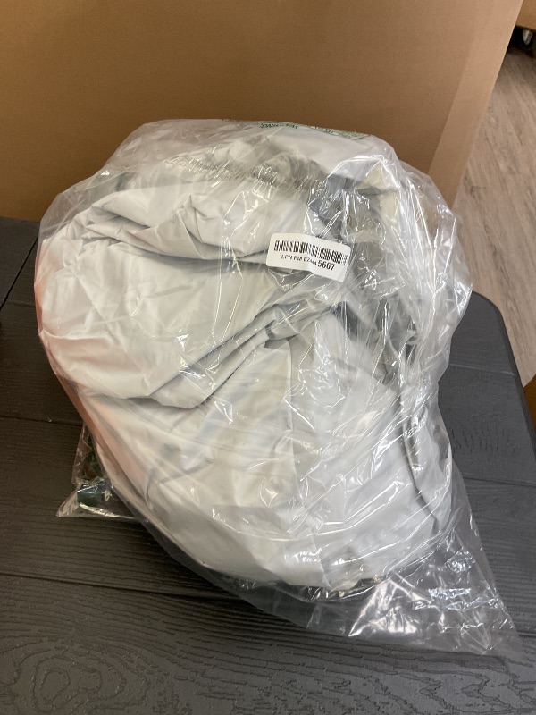 Photo 1 of 10×10 Canopy Replacement Top, Pop Up Canopy Replacement Cover for Straight Leg Frame Tent, Waterproof Canopy Top Cover for Garden Patio Camping (Top Only)(Sliver White)