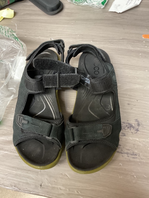 Photo 1 of ECCO Men's Yucatan Sport Sandal, Black/Acorn, 10-10.5