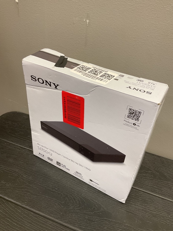 Photo 1 of Sony BDP-S1700U Blu-ray DVD Player Dolby Digital TrueHD/DTS and DVD upscaling, with Included HDMI Cable, 2025 Model